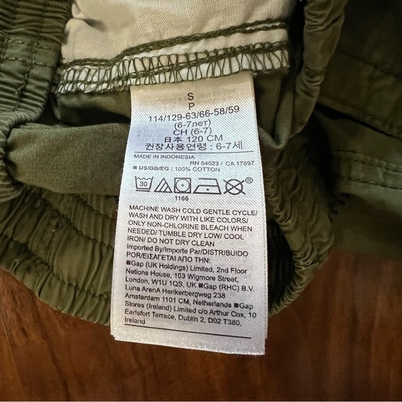 Gap Kids Relaxed Pull-on Shorts Olive Green size small (6-7) - Picture 4 of 6